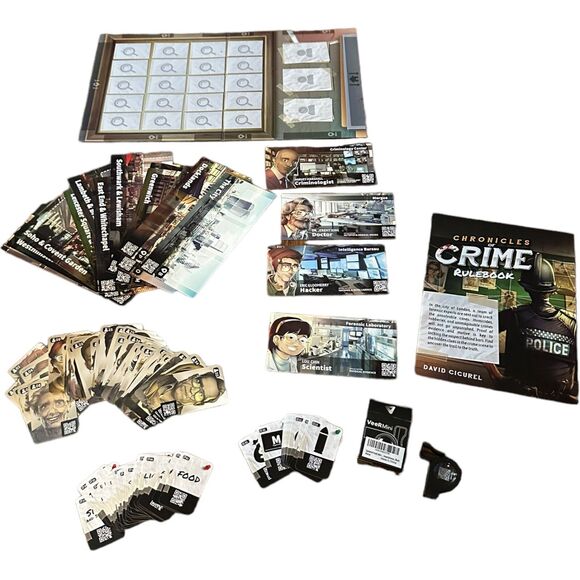 Chronicles Of Crime Board Game Lucky Duck Mystery VR App COMPLETE - Picture 12 of 16